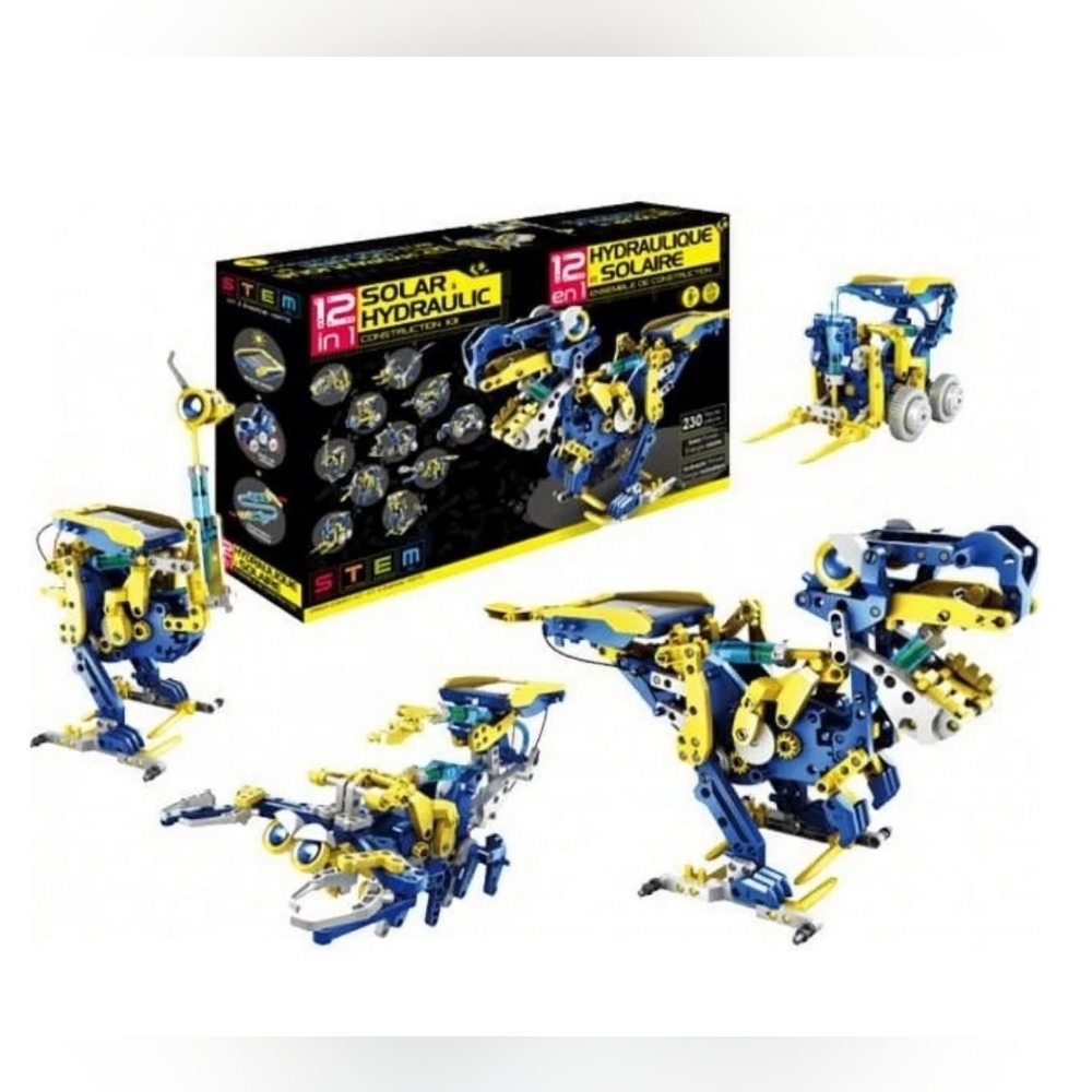 12 in 1 Solar & Hydraulic Robotic Kit